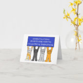 電気エンジニアリングおめでとう カード (黄色い花)