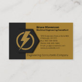 電気エンジニアリングコンサルタント名刺 名刺 (正面)