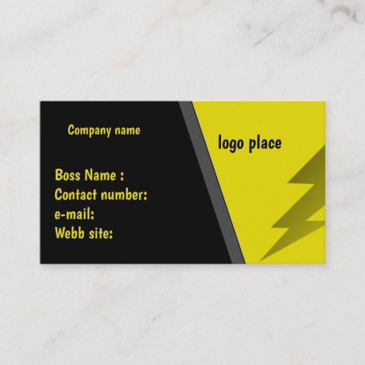 電気エンジニアリング会社 名刺 (正面)