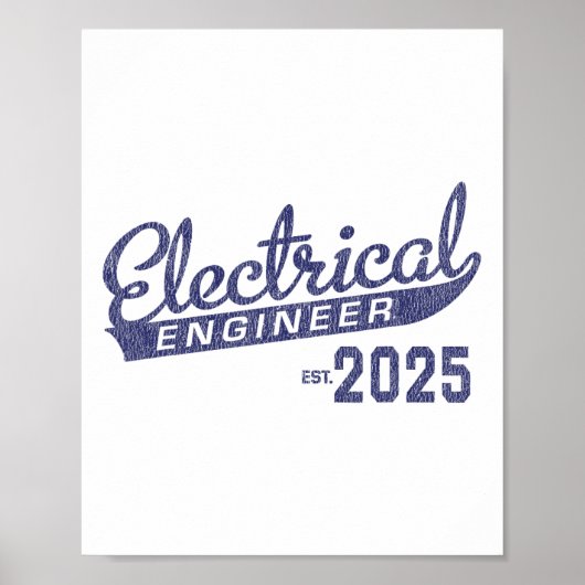 電気エンジニア卒業2025 1 ポスター (正面)