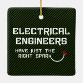 電気エンジニア右火花 セラミックオーナメント (裏面)