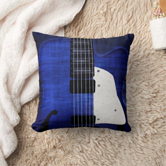 電気カッコいいグランジギター枕 クッション (ブランケット)