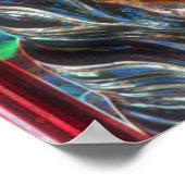 電気カラーズファイアリーステッド回転木馬馬術 ポスター (角)