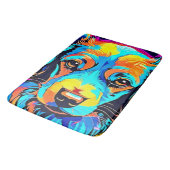 電気カラーポップ・アートのキニーアート バスマット (アングル)