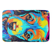 電気カラーポップ・アートのキニーアート バスマット (正面)