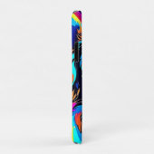 電気カラーポップ・アートのキニーアート Case-Mate iPhoneケース (裏面/右)