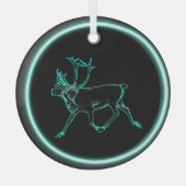 電気カリブー ガラスオーナメント (正面)