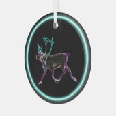 電気カリブー ガラスオーナメント (正面左)