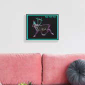 電気カリブー キャンバスプリント (インサイチュ (リビング))