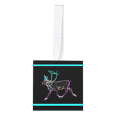 電気カリブー キューブオーナメント (正面)