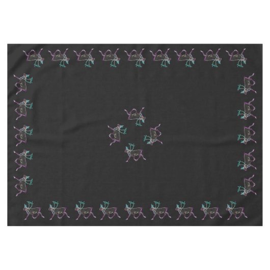 電気カリブー テーブルクロス (正面(横))