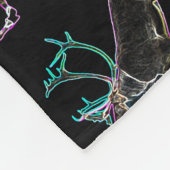 電気カリブー フリースブランケット (角)