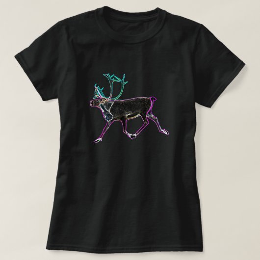 電気カリブー Tシャツ (デザイン正面)