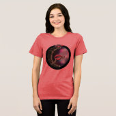 電気キスコイ魚Tシャツ💋🐠 トライブレンドＴシャツ (正面全面)