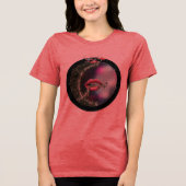 電気キスコイ魚Tシャツ💋🐠 トライブレンドＴシャツ (正面)