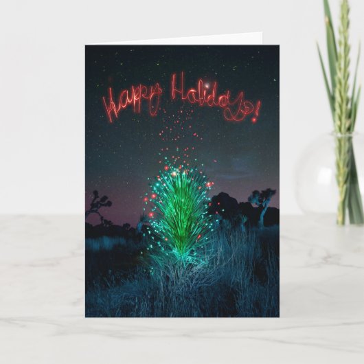 電気クリスマスユッカツリー シーズンカード (正面)