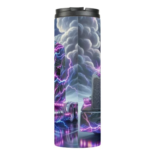 電気クロムセミトラック稲妻ストライキ タンブラー (裏面)