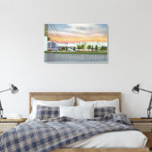 電気グループのビュー， 1934世界 キャンバスプリント (インサイチュ (寝室))