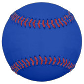 電気コバルト無地のカラー |クラシックエレガント ソフトボール (裏面)