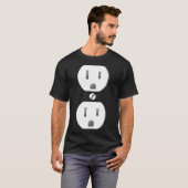 電気コンセント簡単の衣装 Tシャツ (正面フル)