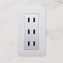 電気コンセント電気技師 名刺