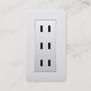電気コンセント電気技師 名刺