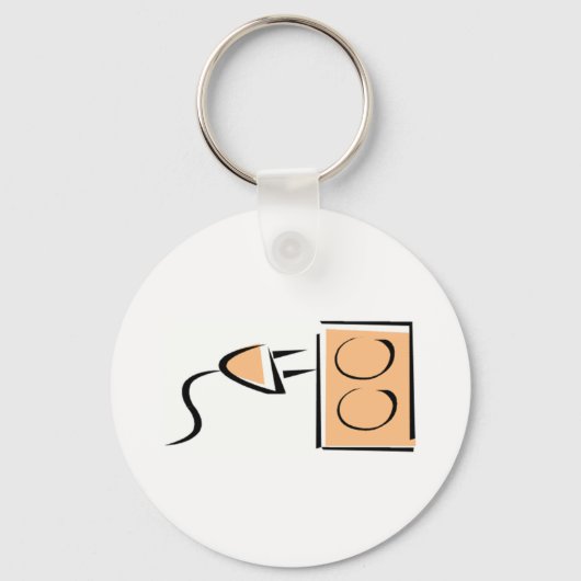 電気コンセント キーホルダー (正面)