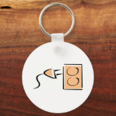 電気コンセント キーホルダー (正面)