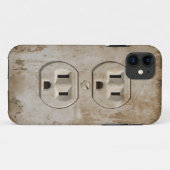 電気コンセント Case-Mate iPhoneケース (裏面(横))