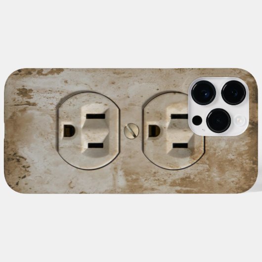 電気コンセント Case-Mate iPhoneケース (裏面 (横))