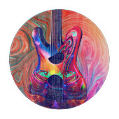 電気サイケデリック音響セミギター カッティングボード (正面)