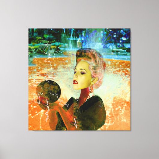 電気サイボーグ キャンバスプリント (正面)