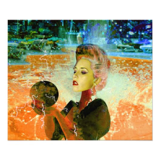 電気サイボーグ フォトプリント            (正面)