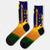 電気サンセット！ ソックス (左)