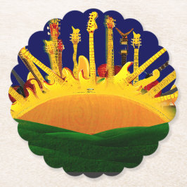 電気サンセット！ ペーパーコースター