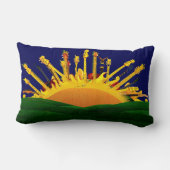 電気サンセット！ ランバークッション (裏面)