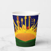 電気サンセット！ 紙コップ (裏面)