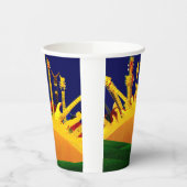 電気サンセット！ 紙コップ (左)