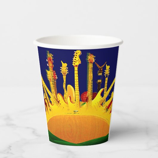 電気サンセット！ 紙コップ (正面)