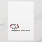 電気サービスのチラシ チラシ (裏面)