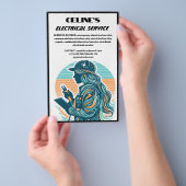 電気サービスのチラシ チラシ (ハンドル)