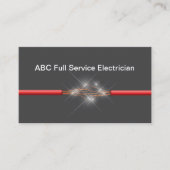 電気サービス電気工事士名刺 名刺 (正面)