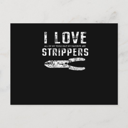 電気シャツIBEWユニオンパパTシャ退職したツ 案内ポストカード (正面)