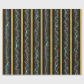 電気ショック工業ファンタジーブラスのストライプ ラッピングペーパー (フラット)