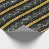 電気ショック工業ファンタジーブラスのストライプ ラッピングペーパー (角)