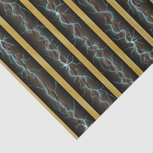 電気ショック産業ファンタジー真鍮ストライプ製品 薄葉紙 (詳細)