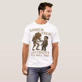 電気ショック Tシャツ (正面フル)