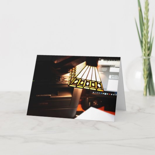 電気スタンド サンキューカード (正面)