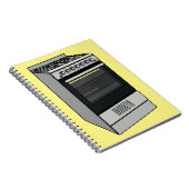 電気ストーブの漫画イラスト ノートブック (右側)