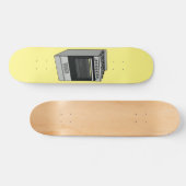 電気ストーブ漫画イラストレーション スケートボード (横)